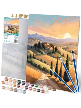 Painting image by numbers 40x50 cm Massido landscape