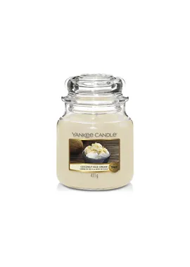 Scented candle Classic medium Coconut Rice Cream 411 g
