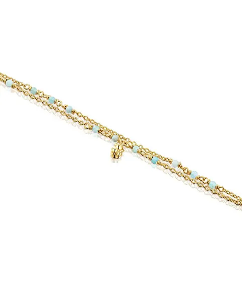 Bold Bear Double Gold Plated Amazonite Bracelet 1003972300