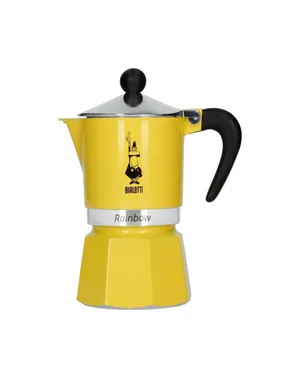 Bialetti Rainbow 3TZ dzeltenā kafejnīca 140 ml