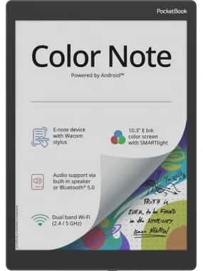 READER INK 10.3" 32GB NOTE/ST.SEA PB1041-1-WW POCKET BOOK