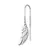 Silver chain earrings Angel wings ERE-FLYWING-79