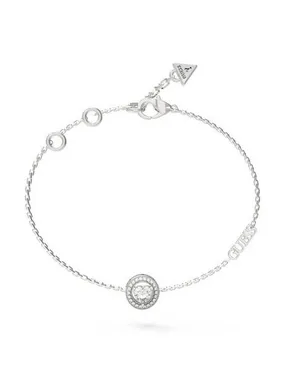 Gentle steel bracelet with zircons M`ama Non M`ama JUBB04668JWRH