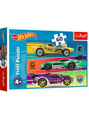 Puzzle 60 elements Racing Hot Wheels