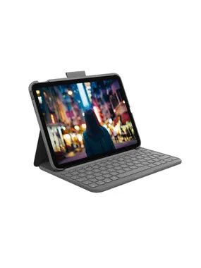 Logitech Slim Folio Grey Bluetooth QWERTY itāļu