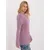 Women's purple Cable knit sweater