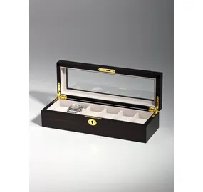 Rothenschild Watch Box RS-1087-6E for 6 Watches Ebony