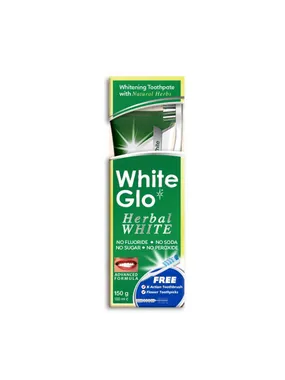 Herbal White Toothpaste whitening herbal toothpaste 100ml + toothbrush