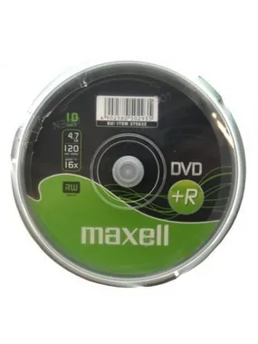 Maxell M160 blank DVD 4.7 GB DVD+R 10 pc(s)