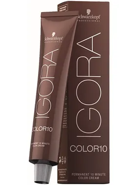 10-minute permanent hair color Igora Color 10 (Permanent 10 Minute Color Cream) 60 ml, 7-12