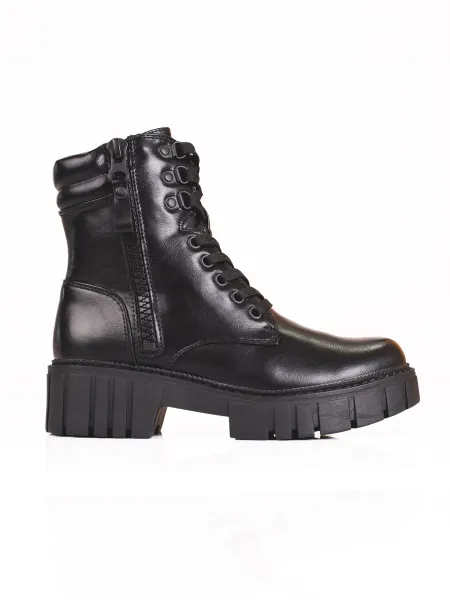 Women's Shelovet black platform worker