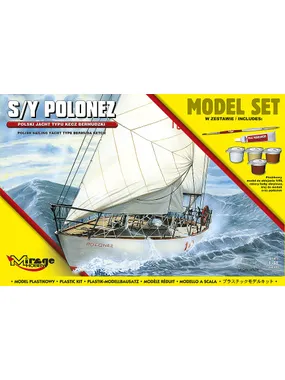 Plastic model Polish yacht Type Ketch Bermudzki 1/50
