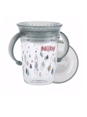 TAZA MÁGICA asas de Tritan™ 6m+ #gris 240 ml