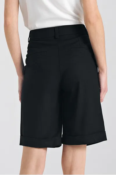 Short, linen shorts - black - SD86