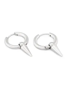 Fashion steel round earrings KS-151