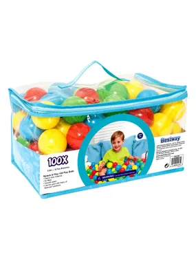 100 balls for a playground or Bestway 52027 paddling pool