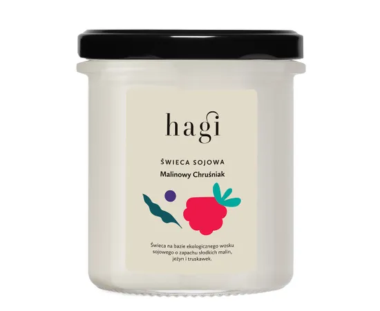 Small soy candle Malinowy Chruśniak 215ml