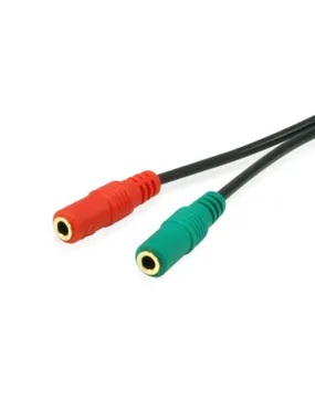 Equip 147943 audio cable 1.5 m 2 x 3.5mm 3.5mm Black