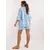 Women's light blue summer set