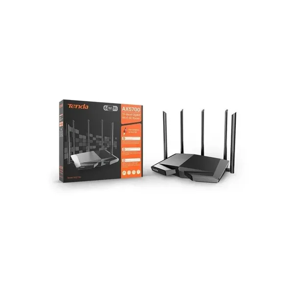 Tenda-RX27 PRO maršrutētājs WiFi 6e AXE5700