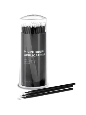 Microbrush Applicators lint-free eyelash applicators 1.5mm 100 pcs.