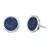Silver earrings with blue lazurite ERE-LP-ST