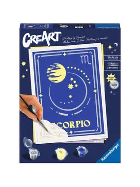 CreArt - Zodiac sign Scorpio, painting