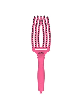 FingerBrush Combo Medium Hot Pink hairbrush