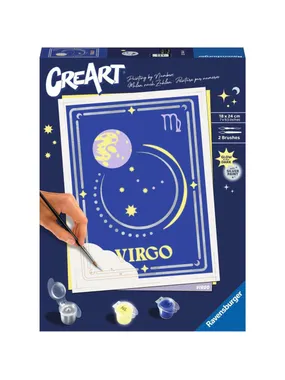 CreArt - Zodiac sign Virgo, painting