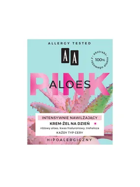 Aloe Pink intensively moisturizing gel cream for the day 50ml