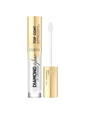 Diamond Glow Lip Luminizer Top Coat with Hyaluronic Acid 01 Transparent 4.5ml