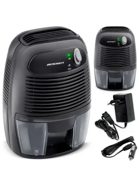 Air dehumidifier - moisture absorber with Berdsen BR -68B car power supply