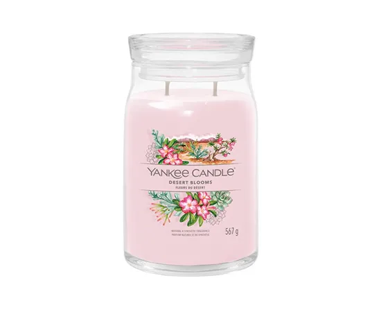 Aromatic candle Signature glass large Desert Blooms 567 g