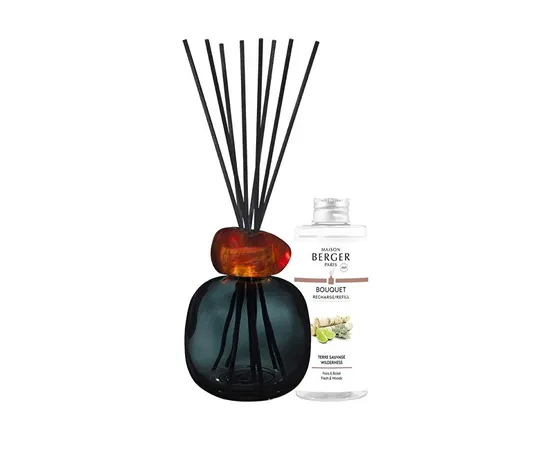 Gift Set Aroma Diffuser Mineral Black + Wilderness Refill 180 ml