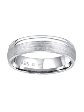 Wedding silver ring Amora for men and women QRALP130M