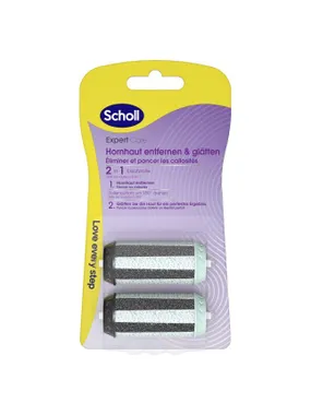 Replacement head for the electric file Velvet Smooth Expert Care 2in1 File & Smooth 2 pcs