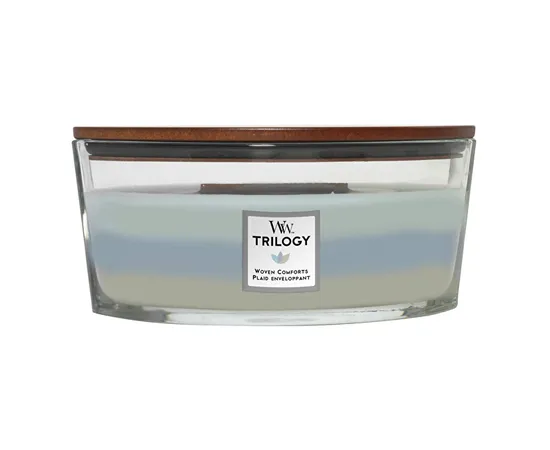 Scented candle ship Trilogy Woven Comfort with 453 g