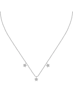 Silver necklace with stars Silver LPS10AWV04