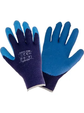 Insulated gloves. blue l250110p, card, "10", ce, lahti