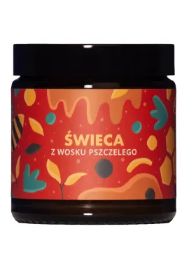 Beeswax candle 120ml