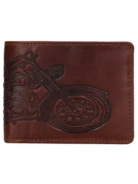 Men's leather wallet 6535 Brown