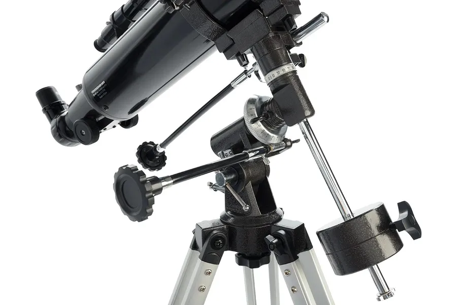 Celestron PowerSeeker 80EQ refraktors 225x melns