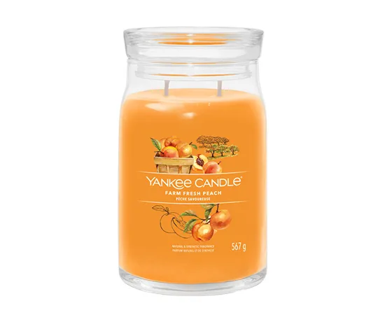 Aromatic candle Signature large glass Farm Fresh Peach 567 g
