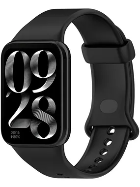 Silicone strap for Xiaomi 9 Pro and 8 Pro - Black