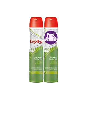 Byly Organic Extra Fresh Deodorant Spray 2x200ml