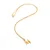 Hot Diamonds M Jac Jossa Soul Gold Plated Necklace DP951 (Chain, Pendant)