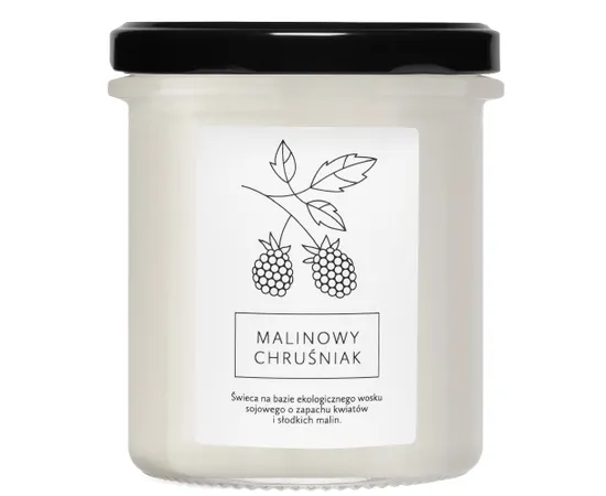Malinowy Chruśniak soy candle 215ml