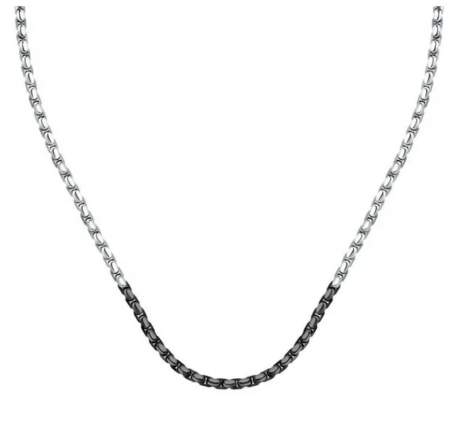 Modern men's necklace made of Catene SATX12 steel