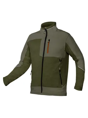 OUTDOOR softshell sweatshirt, green, size XXL