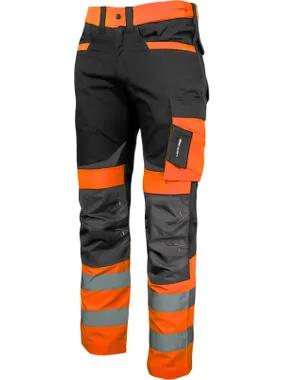 Black-orange warning pants, "3xl", CE, Lahti